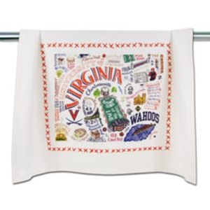 Catstudio University of Virginia Dish Towel NWT